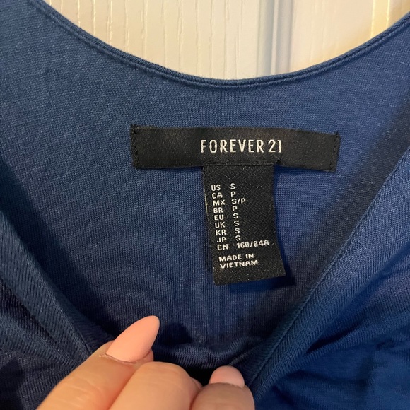 BLUE BODYCON DRESS - Picture 4 of 4